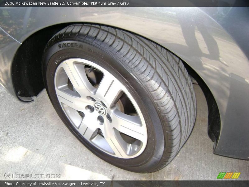 Platinum Grey / Grey 2006 Volkswagen New Beetle 2.5 Convertible