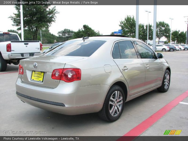 Wheat Beige Metallic / Pure Beige 2006 Volkswagen Jetta TDI Sedan