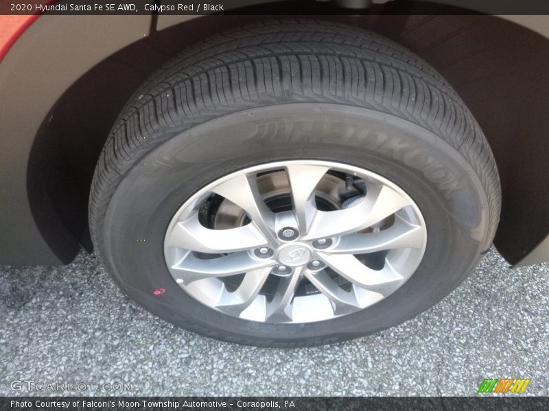 Calypso Red / Black 2020 Hyundai Santa Fe SE AWD