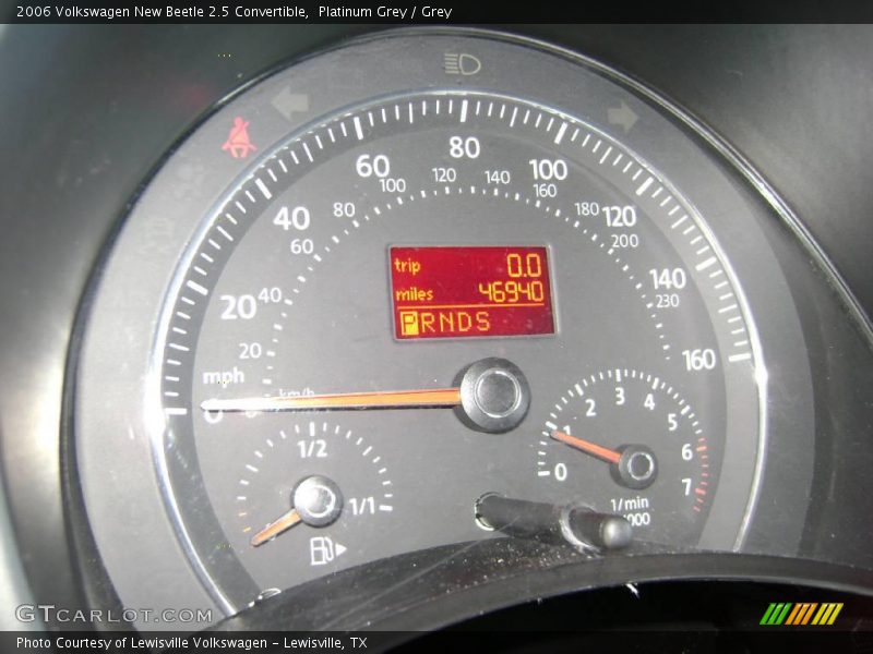 Platinum Grey / Grey 2006 Volkswagen New Beetle 2.5 Convertible