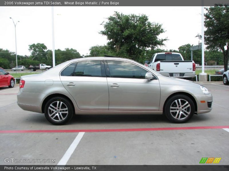 Wheat Beige Metallic / Pure Beige 2006 Volkswagen Jetta TDI Sedan