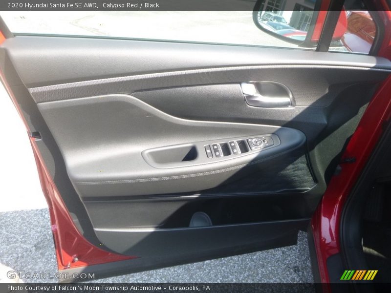 Calypso Red / Black 2020 Hyundai Santa Fe SE AWD