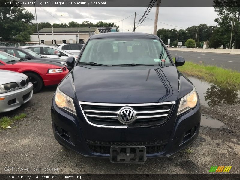 Night Blue Metallic / Charcoal 2011 Volkswagen Tiguan S