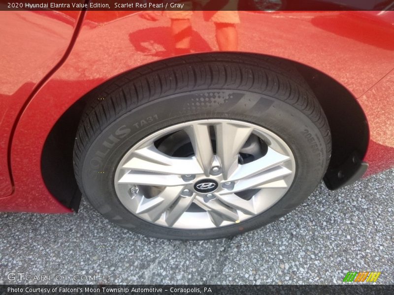 Scarlet Red Pearl / Gray 2020 Hyundai Elantra Value Edition
