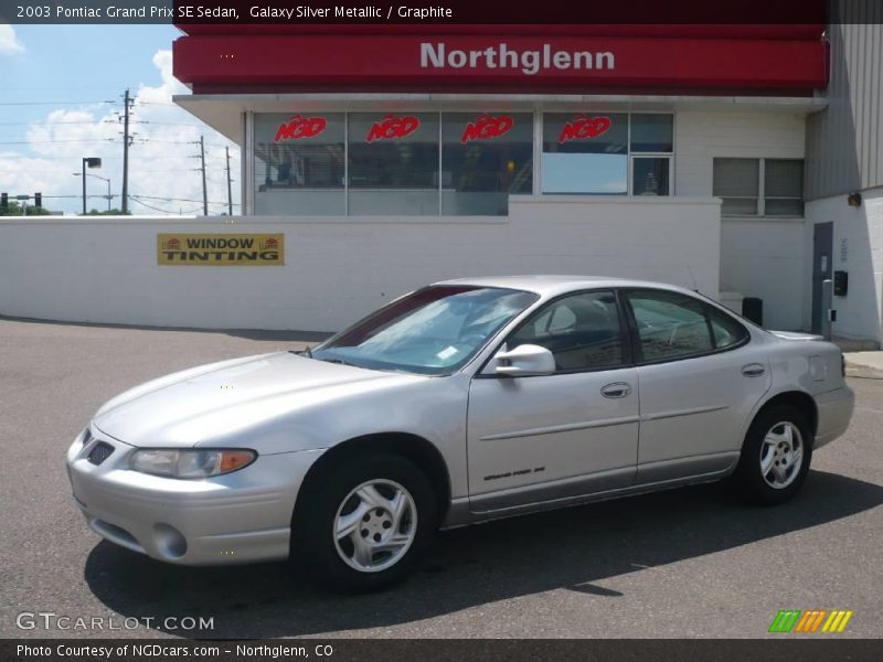 Galaxy Silver Metallic / Graphite 2003 Pontiac Grand Prix SE Sedan
