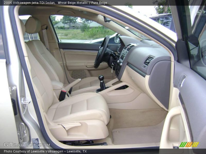 Wheat Beige Metallic / Pure Beige 2006 Volkswagen Jetta TDI Sedan