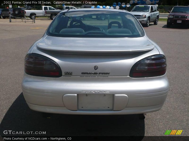 Galaxy Silver Metallic / Graphite 2003 Pontiac Grand Prix SE Sedan