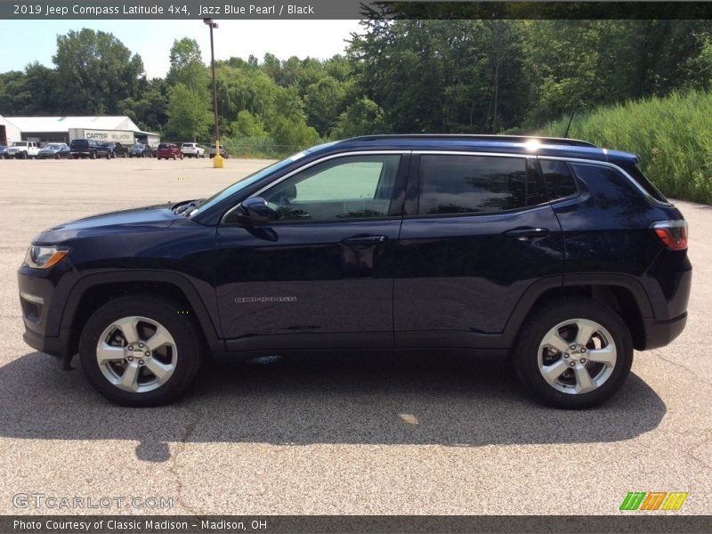 Jazz Blue Pearl / Black 2019 Jeep Compass Latitude 4x4