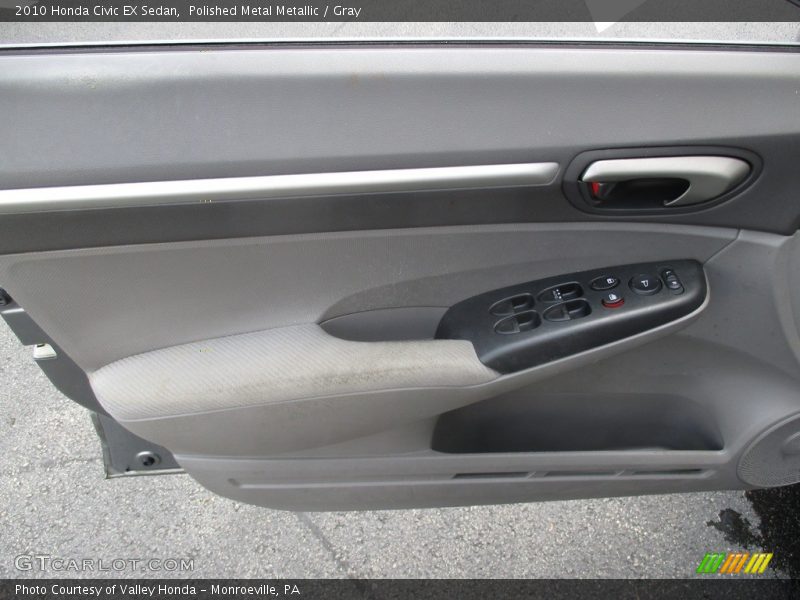 Polished Metal Metallic / Gray 2010 Honda Civic EX Sedan
