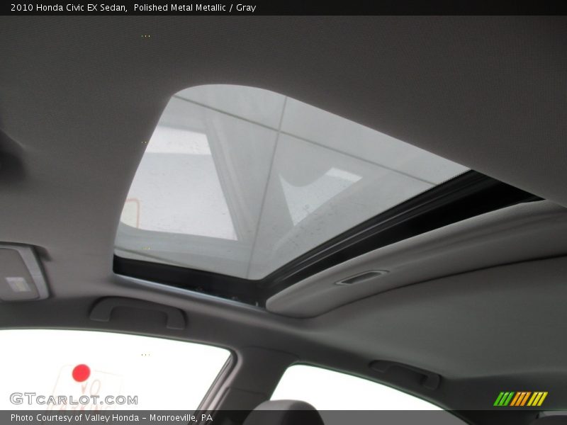 Polished Metal Metallic / Gray 2010 Honda Civic EX Sedan