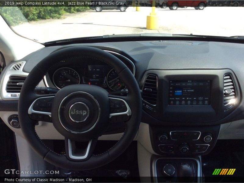 Jazz Blue Pearl / Black/Ski Gray 2019 Jeep Compass Latitude 4x4