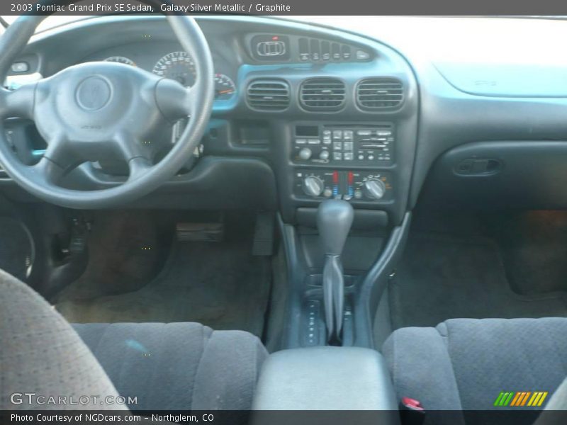 Galaxy Silver Metallic / Graphite 2003 Pontiac Grand Prix SE Sedan
