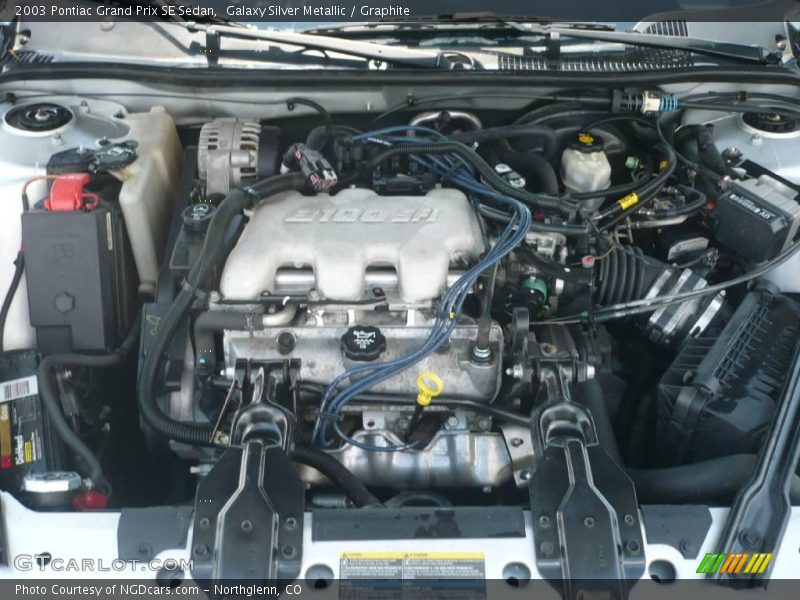 Galaxy Silver Metallic / Graphite 2003 Pontiac Grand Prix SE Sedan