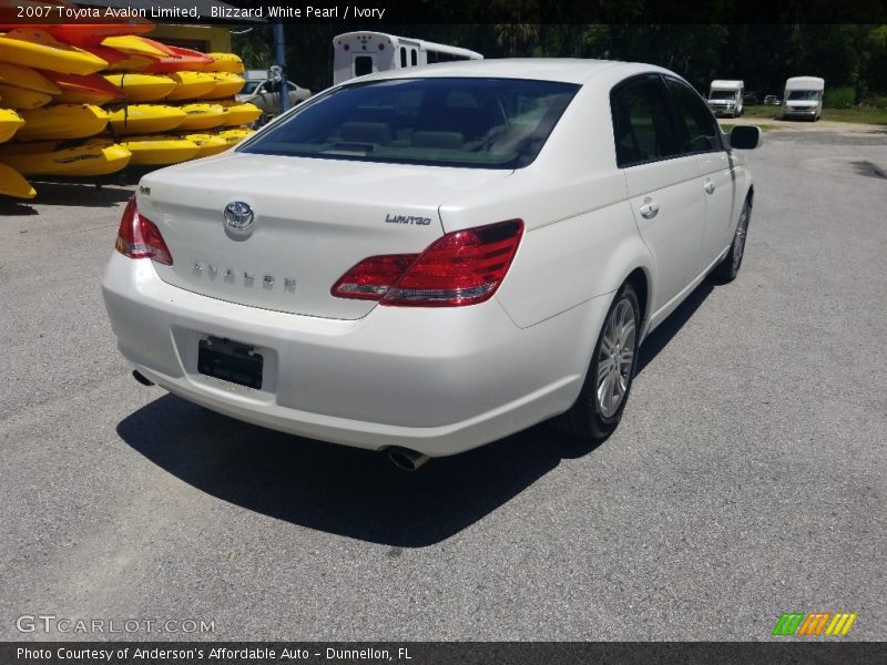 Blizzard White Pearl / Ivory 2007 Toyota Avalon Limited