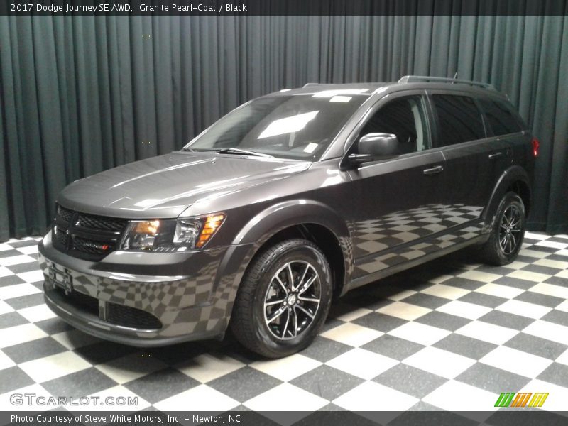 Granite Pearl-Coat / Black 2017 Dodge Journey SE AWD