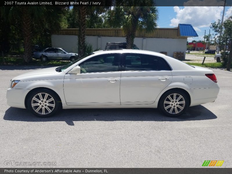 Blizzard White Pearl / Ivory 2007 Toyota Avalon Limited