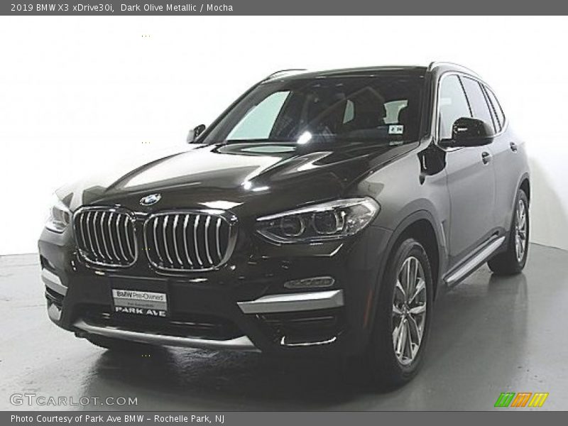 Dark Olive Metallic / Mocha 2019 BMW X3 xDrive30i