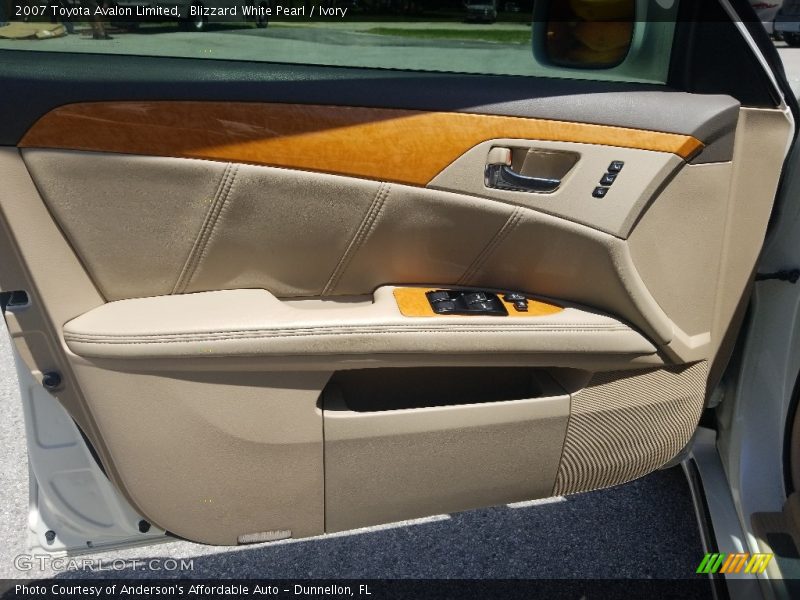 Blizzard White Pearl / Ivory 2007 Toyota Avalon Limited