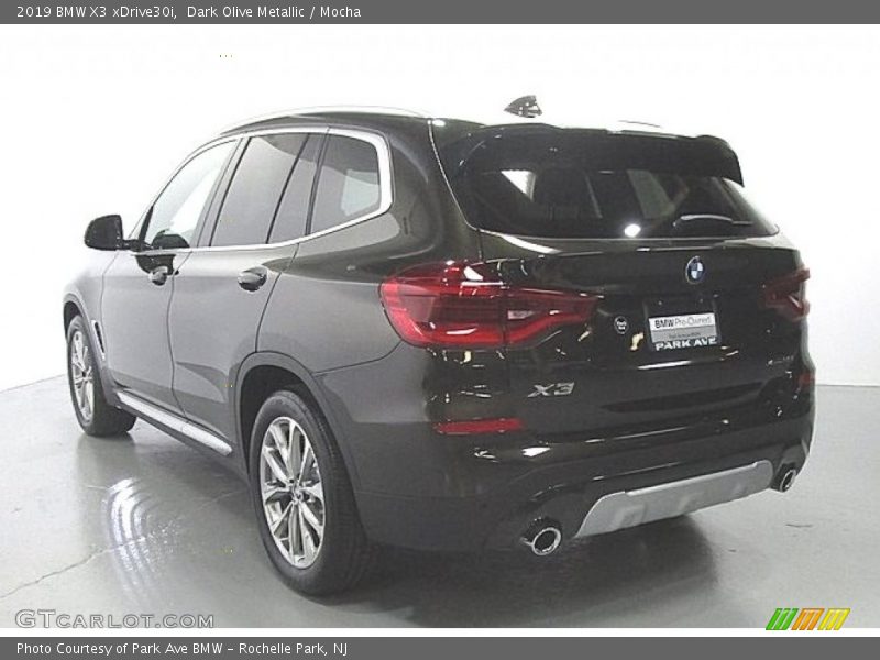 Dark Olive Metallic / Mocha 2019 BMW X3 xDrive30i