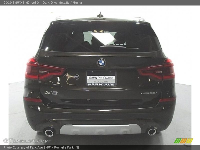 Dark Olive Metallic / Mocha 2019 BMW X3 xDrive30i
