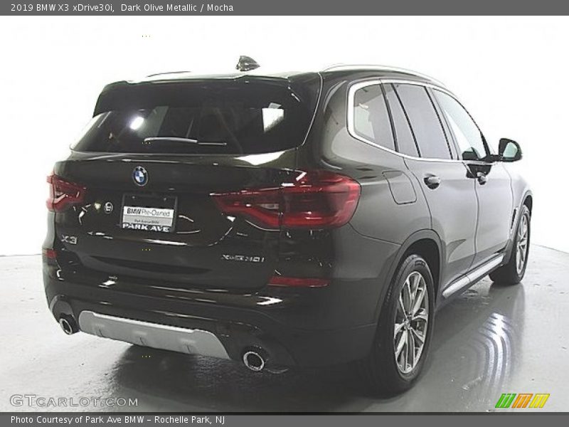 Dark Olive Metallic / Mocha 2019 BMW X3 xDrive30i