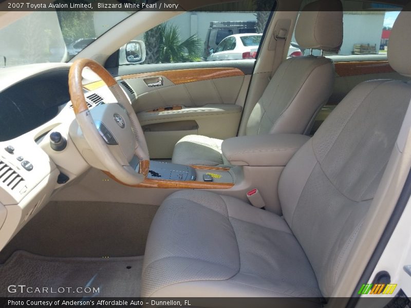 Blizzard White Pearl / Ivory 2007 Toyota Avalon Limited
