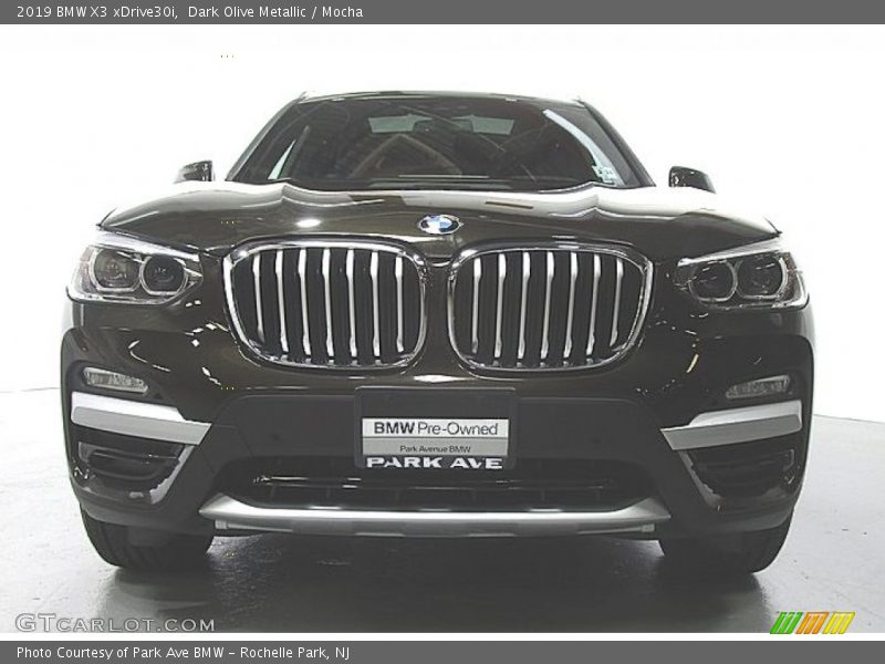 Dark Olive Metallic / Mocha 2019 BMW X3 xDrive30i