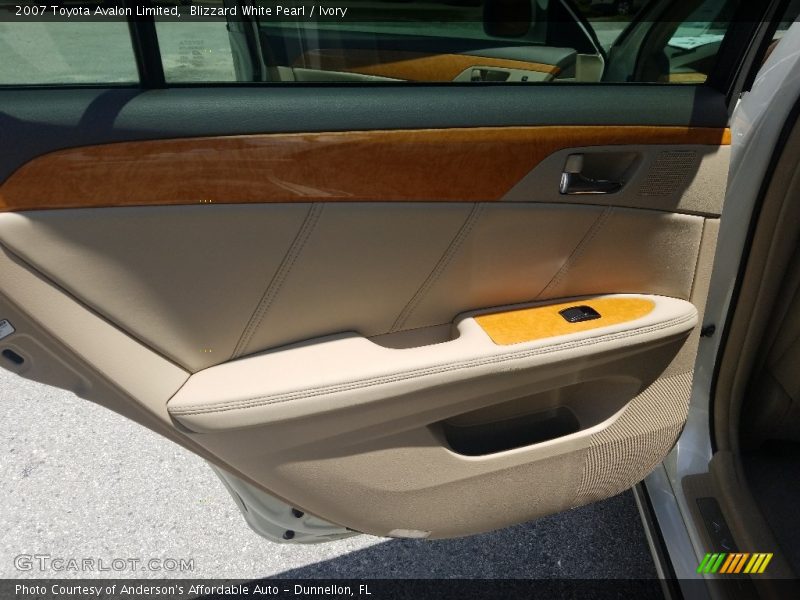 Blizzard White Pearl / Ivory 2007 Toyota Avalon Limited