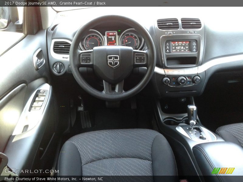 Granite Pearl-Coat / Black 2017 Dodge Journey SE AWD