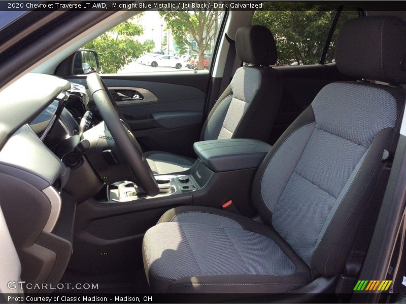 Midnight Blue Metallic / Jet Black/­Dark Galvanized 2020 Chevrolet Traverse LT AWD