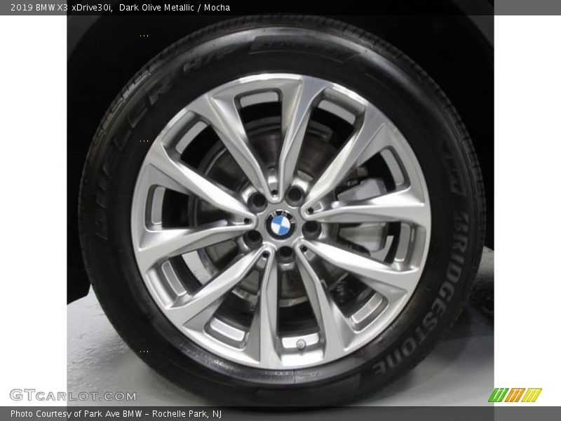 Dark Olive Metallic / Mocha 2019 BMW X3 xDrive30i