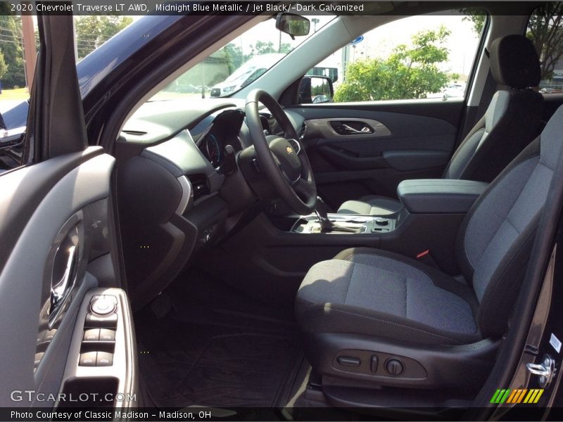 Midnight Blue Metallic / Jet Black/­Dark Galvanized 2020 Chevrolet Traverse LT AWD