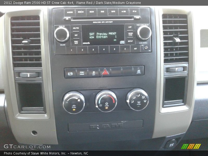 Flame Red / Dark Slate/Medium Graystone 2012 Dodge Ram 2500 HD ST Crew Cab 4x4