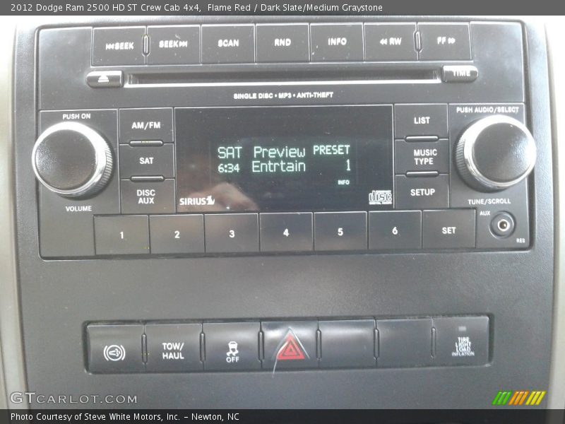 Flame Red / Dark Slate/Medium Graystone 2012 Dodge Ram 2500 HD ST Crew Cab 4x4