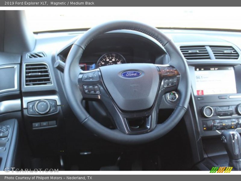 Magnetic / Medium Black 2019 Ford Explorer XLT