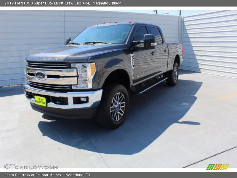 Magnetic / Black 2017 Ford F350 Super Duty Lariat Crew Cab 4x4