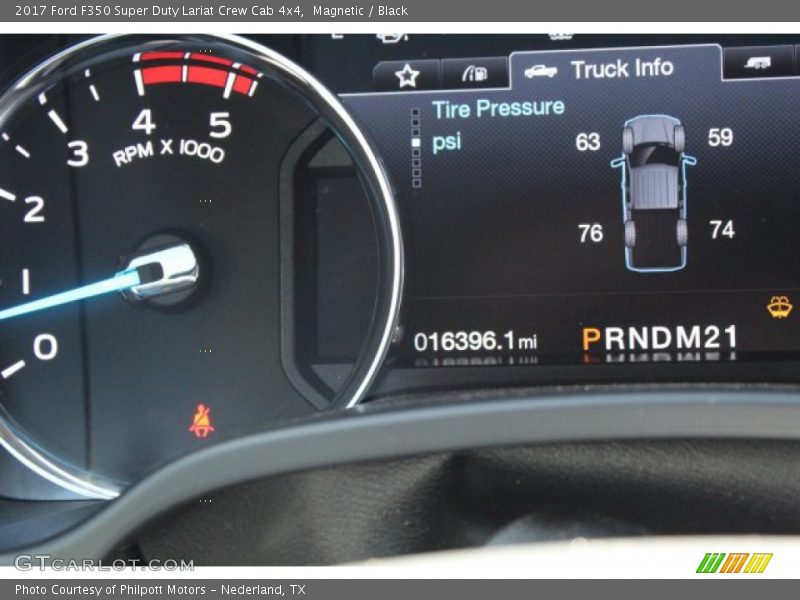 Magnetic / Black 2017 Ford F350 Super Duty Lariat Crew Cab 4x4