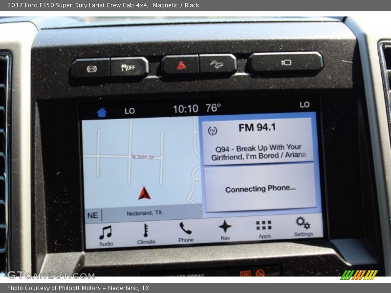 Magnetic / Black 2017 Ford F350 Super Duty Lariat Crew Cab 4x4