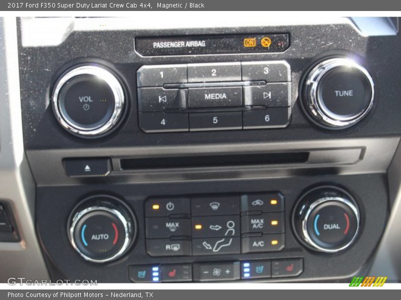 Magnetic / Black 2017 Ford F350 Super Duty Lariat Crew Cab 4x4