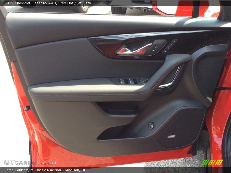 Red Hot / Jet Black 2019 Chevrolet Blazer RS AWD