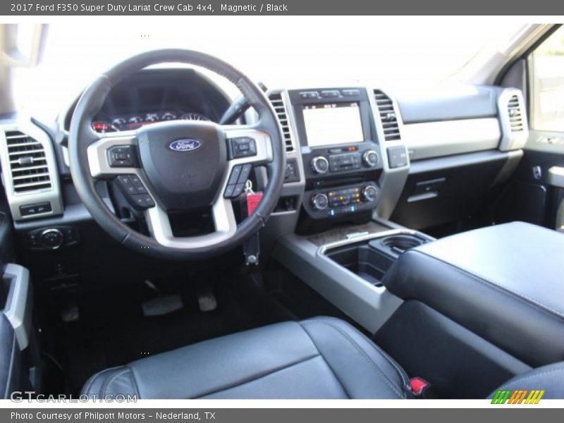 Magnetic / Black 2017 Ford F350 Super Duty Lariat Crew Cab 4x4