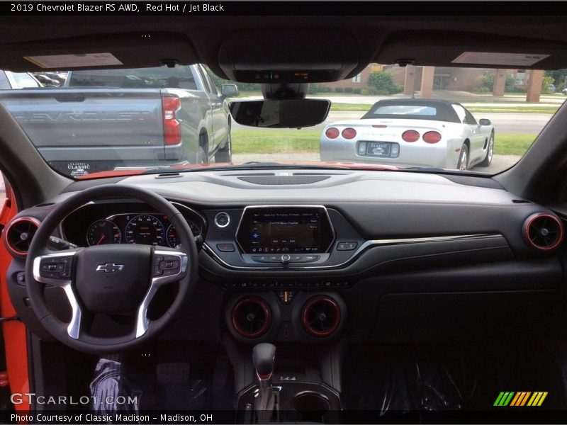 Red Hot / Jet Black 2019 Chevrolet Blazer RS AWD
