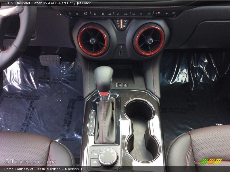 Red Hot / Jet Black 2019 Chevrolet Blazer RS AWD