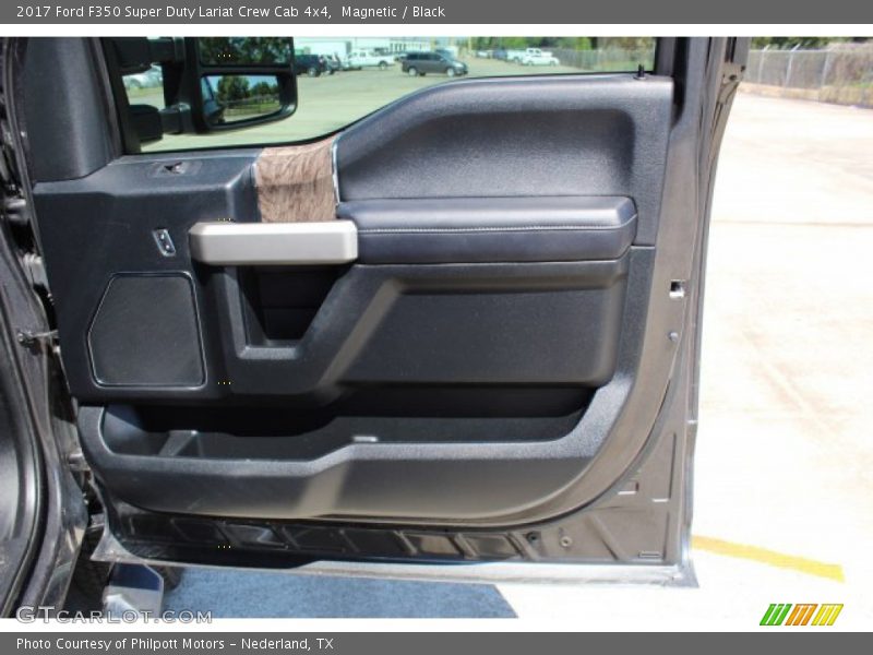 Magnetic / Black 2017 Ford F350 Super Duty Lariat Crew Cab 4x4