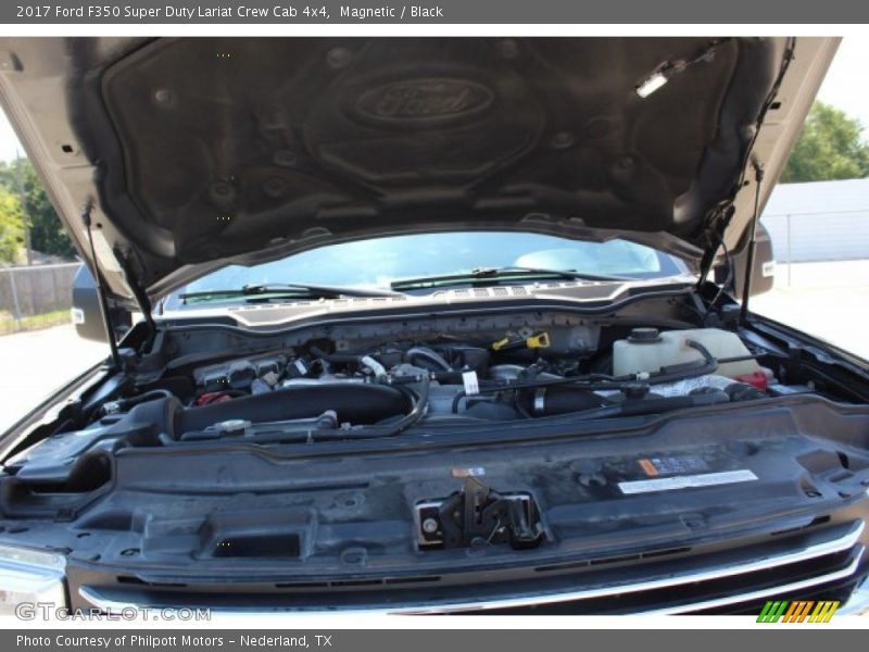 Magnetic / Black 2017 Ford F350 Super Duty Lariat Crew Cab 4x4