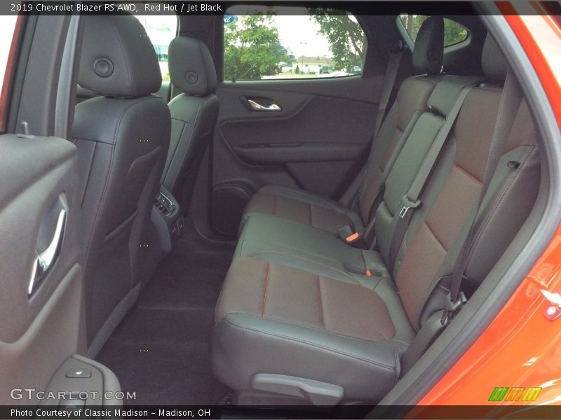 Red Hot / Jet Black 2019 Chevrolet Blazer RS AWD
