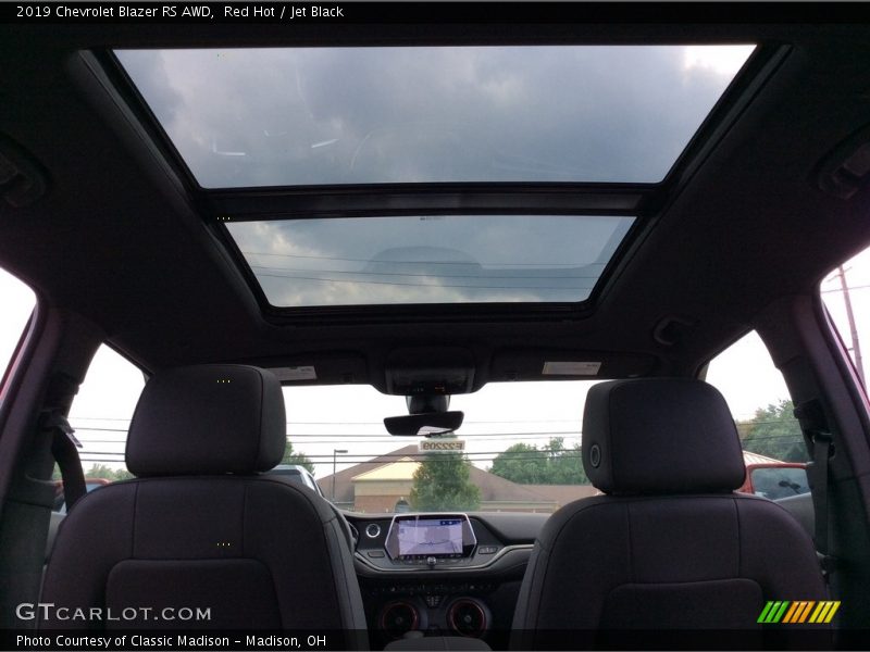 Red Hot / Jet Black 2019 Chevrolet Blazer RS AWD