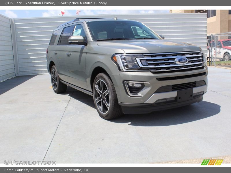 Silver Spruce Metallic / Ebony 2019 Ford Expedition Limited
