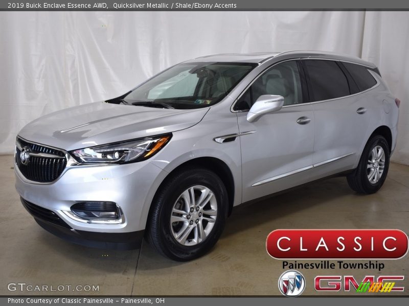 Quicksilver Metallic / Shale/Ebony Accents 2019 Buick Enclave Essence AWD