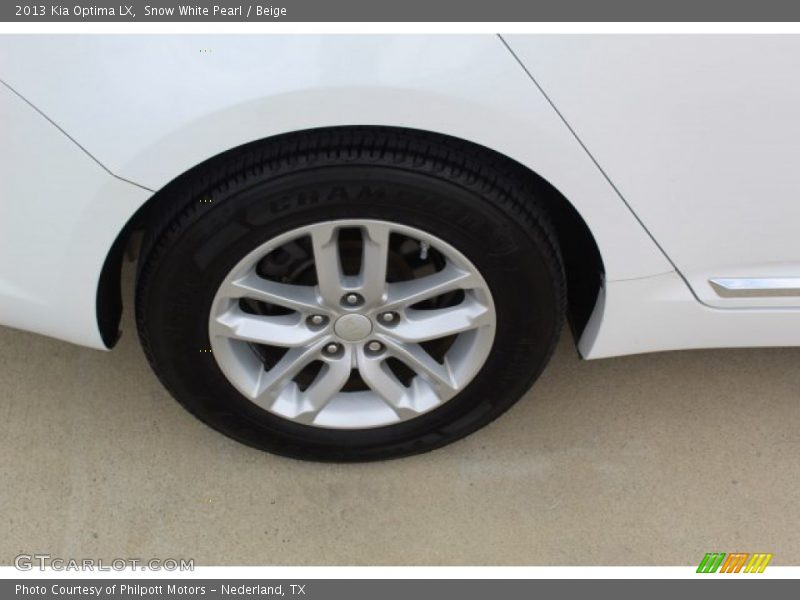 Snow White Pearl / Beige 2013 Kia Optima LX